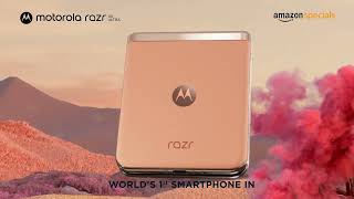 MotorolaRazr40Ultra now in Pantone Color of the Year 2024Peach Fuzz At just ₹69999 [upl. by Fuhrman]