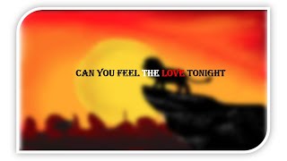 Can you feel the love tonight  Violin cover  Lion King [upl. by Delphina102]