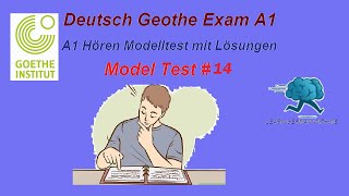 Deutsch A1 Hören mit Lösungen Goethe  16 [upl. by Petie]