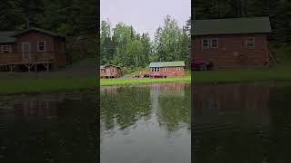 Warm and cozy Cabins at Muskie Bay Resort Nestor Falls Canada ChrisHansonAdventures [upl. by Rivi]