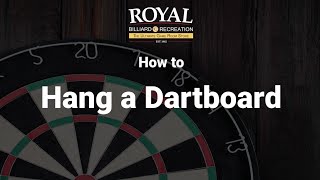 How to Hang a Dartboard – Bullseye height and throwline distance [upl. by Lisk314]