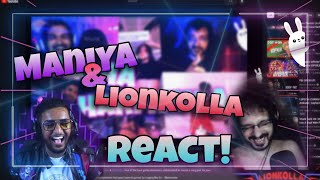 ManiYa amp LioNKoLLA React to Ha ha hari hawa Hukki huu ManiYaStreams LioNKoLLALive [upl. by Burrow]