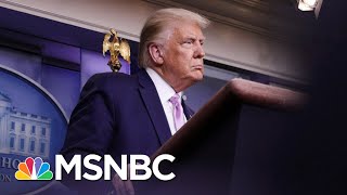 Trump Refuses To Disavow QAnon During White House Briefing  The 11th Hour  MSNBC [upl. by Gun]