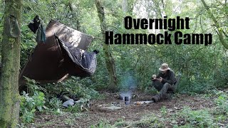 Solo Woodland Hammock Camp Campfire Cooking Ribeye Steak Twig Stove Bannock [upl. by Shafer]