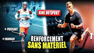 RENFORCEMENT MUSCULAIRE COURSE À PIED  les 3 meilleures séances sans matériel et en moins de 15 [upl. by Irehs]