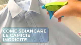 COME SBIANCARE LE CAMICIE INGRIGITE [upl. by Adali]