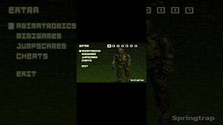 FNAF Five Nights at Freddys 3 menu minigames and cheats fnaf3 fnaf fivenightsatfreddys [upl. by Imer542]