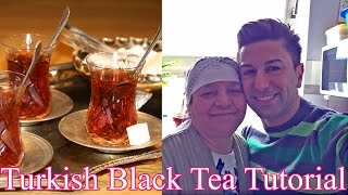 Türkischer SchwarzTee Zubereitung mit Oma Sasmaz How to do Turkish Black Tea with Zadiel Sasmaz [upl. by Miko290]