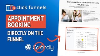 How to Add Appointment Booking to a Funnel Page in Clickfunnels 20  Clickfunnels 20 Tutorial [upl. by Llezniuq]