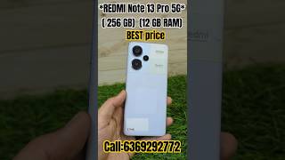 REDMI Note 13 Pro 5G 256 GB 12 GB RAM call6369292772 chennaimobiles tech redmi reels [upl. by Billye243]