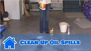 Housecleaning Tips  How to Clean Up Oil Spills [upl. by Mehalick]