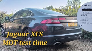 Jaguar XFS MOT test time [upl. by Aramahs]