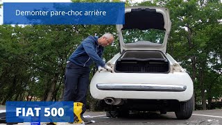 demontage pare choc arriere fiat 500 [upl. by Dawn]