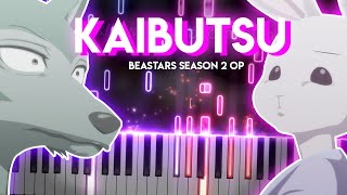 Kaibutsu  BEASTARS Season 2 OP  YOASOBI piano [upl. by Liddie]