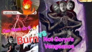 Modern Mtg Boros Burn vs not Goryos Vengeance mtg magicthegathering [upl. by Wooldridge790]