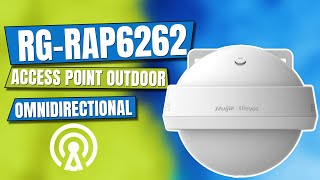 ACCESS POINT WIFI 6 AX 3000 OUTDOOR  MODELO RG RAP6262 [upl. by Charmaine]