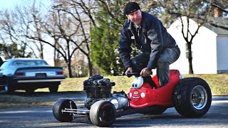 550cc Little Tikes Kart Engine amp Driveline Install Cozy Coupe Go Kart Pt 3 [upl. by Georgeta305]