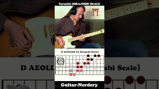 JAPANESE HIRAJOSHI SCALE 🎸⛩️ The Most Versatile Pentatonic Scale I know AEOLIAN MODE 🌸 shorts [upl. by Ynnhoj]