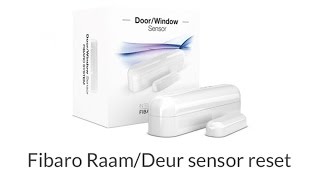 Fibaro RaamDeursensor  Reset [upl. by Inoj]