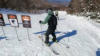 alpine to progression snowpark Mount Tremblant tremblant Quebec [upl. by Htebiram]