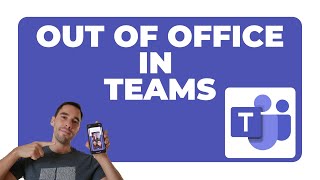 How to Set Out of Office in Teams Mobile App  2023 [upl. by Maia]