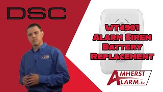 WT4901 Alarm Siren  Battery Change [upl. by Ramsay]