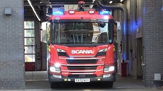 Surrey Fire and Rescue Woking S29P1 Advanced Technology Rosenbauer turnout [upl. by Eniffit]