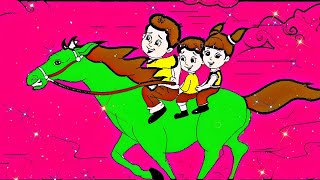 लकड़ी की काठी  Lakdi ki kathi  Popular Hindi Children Songs  Animated Songs by JingleToons [upl. by Sev]