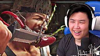 Mortal Kombat 11 Ultimate  FULL Rambo Gameplay Breakdown REACTION [upl. by Jaban]