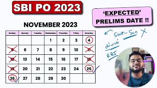 🔥SBI PO Exam date 2023 SBI PO Pre Exam Date 2023 sbipo2023 [upl. by Cooke]