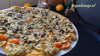 HERFST🍁VEGAN OMELET🌮 VOOR ONTBIJT 🥣RIJK GEVULD MET KASTANJE CHAMPIGNONS amp POMPOENZAAD🍄🌰 [upl. by Basile]