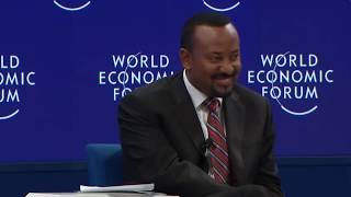 Abiy Ahmed A Conversation with the Prime Minister of Ethiopia Davos 2019 [upl. by Aicilaf]