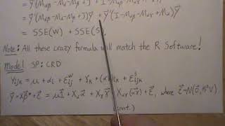 Split Plot Design part 610 Partitioning the Total SS [upl. by Nirihs]