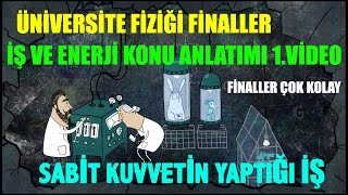 ÃœNÄ°VERSÄ°TE FÄ°ZÄ°ÄžÄ° Ä°Åž VE ENERJÄ° KONU ANLATIMI PART 1 FÄ°NALLERE HAZIRLIK [upl. by Ettevy]