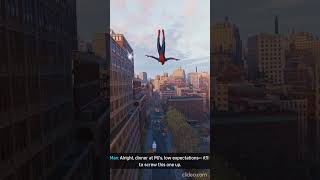 Marvels SpiderMan Remastered swinging gameplay on PC shorts spiderman marvel pcgaming [upl. by Recnal]