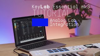 Tutorials  KeyLab Essential mk3  Using Analog Lab [upl. by Adianes]