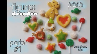 Figuras para decoden1 navidad PORCELANA FRIA CLAY [upl. by Ia647]