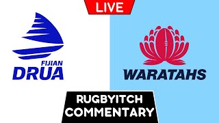 FIJIAN DRUA vs WARATAHS 2024 Live Commentary [upl. by Chansoo]