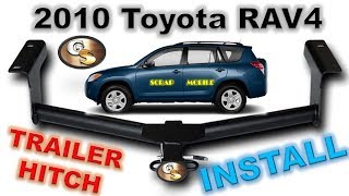 2010 TOYOTA RAV4 TRAILER HITCH INSTALL [upl. by Yessydo]