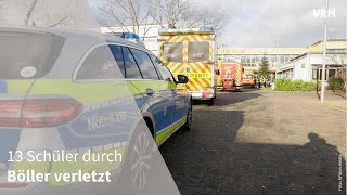 13 Schüler an IGS Mainspitze durch Böller verletzt [upl. by Younger]