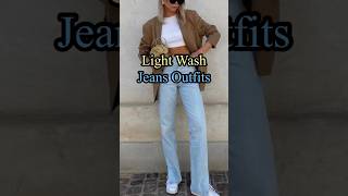 연청의 매력 Light Wash Jeans Outfits shorts summeroutfits denimfashion 옷잘입는법 중년패션코디 [upl. by Suehtomit]