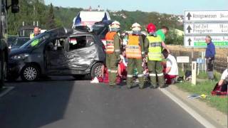 Schwerer Verkehrsunfall im Nachmittagsverkehr [upl. by Elleiand750]