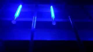 Customer Video Bright Blue LED Grand Cascade Tubes [upl. by Nanoc]