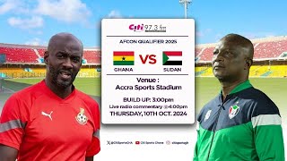 Ghana Vs Sudan Build UP  The Analysis and More [upl. by Kilroy]