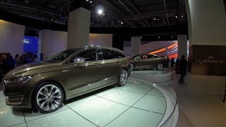 2014 Ford Mondeo Vignale neu  IAA  All new 2014 Ford Mondeo Vignale  Frankfurt motor show [upl. by Fugere]