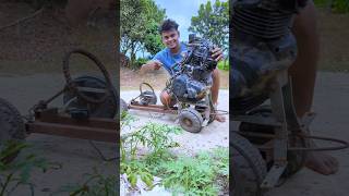 making homemade RC car 🚗  bike engine shots project experiment sujanexperiment [upl. by Oiril]