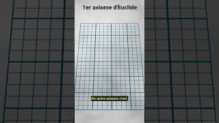 Les 5 axiomes dEuclide en 50 secs [upl. by Nivlam643]