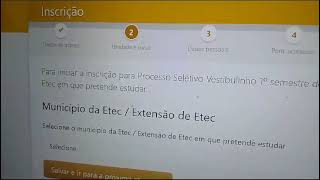 EXPLICAÇÃO COMO FAZER A INSCRIÇÃO PARA O VESTIBULINHO ETEC  1 SEMESTRE DE 2025 [upl. by Hanser]