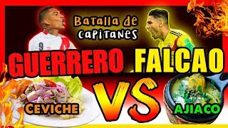 FALCAO VS GUERRERO CAPITANES HISTÓRICOS  PERÚ  COlOMBIA 2018 [upl. by Shandeigh]