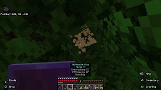 Minecraft PlaythroughEP 55 Progress How much can i do [upl. by Hebe]